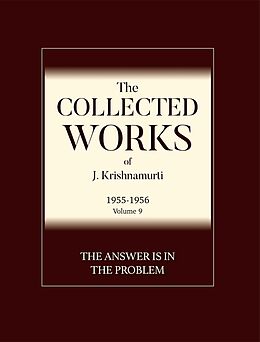 eBook (epub) Answer Is in the Problem de J. Krishnamurti