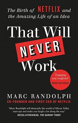 Couverture cartonnée That Will Never Work de Marc Randolph