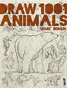 Kartonierter Einband Draw 1,001 Animals von Mark Bergin