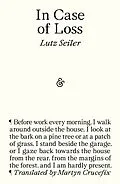 E-Book (epub) In Case of Loss von Lutz Seiler