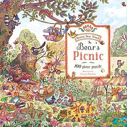 Article non livre Bear's Picnic Puzzle: A Magical Woodland Borwn Bear Wood de Freya Hartas