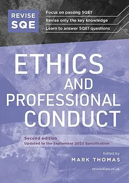 E-Book (pdf) Revise SQE Ethics and Professional Conduct 2025/26 von Mark Thomas