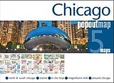 Carte (de géographie) pliée Chicago PopOut Map de PopOut Maps