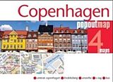 gefaltete (Land)Karte Copenhagen PopOut Map von 