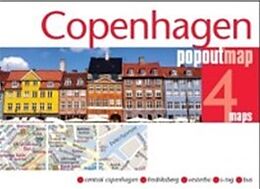 gefaltete (Land)Karte Copenhagen PopOut Map von 