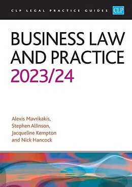 E-Book (epub) Business Law and Practice 2023/2024 von Mavrikakis
