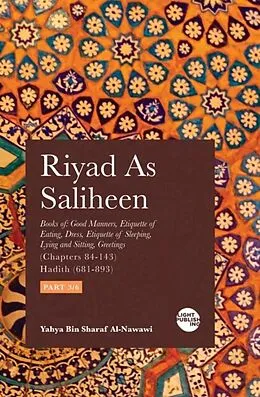 E-Book (epub) Riyad As Saliheen von Yahya Bin Sharaf Al-Nawawi