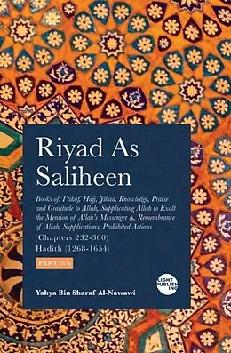 E-Book (epub) Riyad As Saliheen von Yahya Bin Sharaf Al-Nawawi