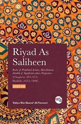 E-Book (epub) Riyad As Saliheen von Yahya Bin Sharaf Al-Nawawi