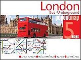 Carte (de géographie) pliée London Bus and Underground PopOut Map de 