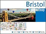 Carte (de géographie) pliée Bristol PopOut Map - pocket size, pop up map of Bristol city centre de 