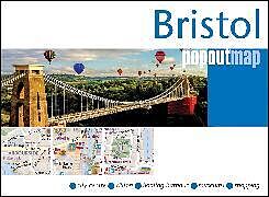 Carte (de géographie) pliée Bristol PopOut Map - pocket size, pop up map of Bristol city centre de 