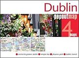 gefaltete (Land)Karte Dublin PopOut Map - pocket size, pop up map of Dublin city centre von Popout Map