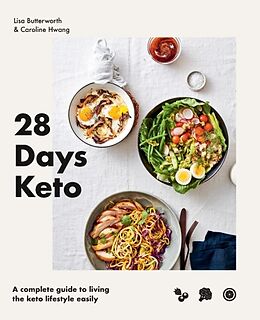 Livre Relié 28 Days Keto de Lisa Butterworth, Caroline Hwang