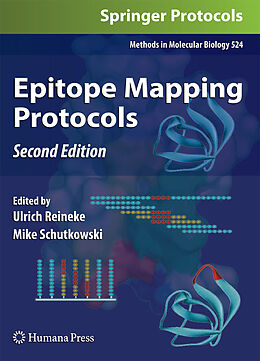 Fester Einband Epitope Mapping Protocols von 