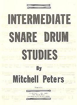 Mitchell Peters Notenblätter Intermediate Snare Drum Studies