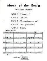Mitchell Peters Notenblätter March of the Eagles for percussion