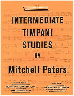 Mitchell Peters Notenblätter Intermediate Timpani Studies