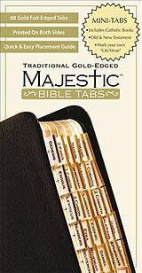 Article non livre Majestic Traditional Gold Bible Tabs Mini von Ellie Claire
