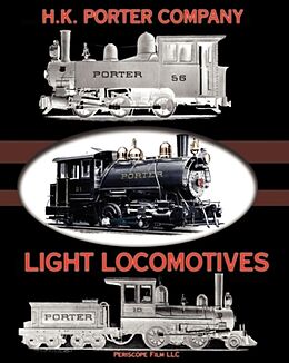 Couverture cartonnée Light Locomotives de H. K. Porter Company