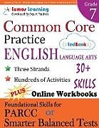 Couverture cartonnée Common Core Practice - 7th Grade English Language Arts de Lumos Learning
