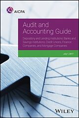 Kartonierter Einband Audit and Accounting Guide Depository and Lending Institutions von AICPA