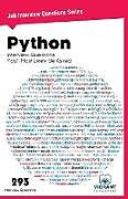 Couverture cartonnée Python Interview Questions You'll Most Likely Be Asked de 