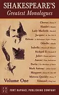 E-Book (epub) Shakespeare's Greatest Monologues - Volume I von William Shakespeare