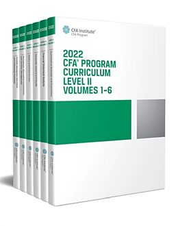 Kartonierter Einband 2022 CFA Program Curriculum Level II Box Set von CFA Institute