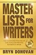 Kartonierter Einband (Kt) MASTER LISTS FOR WRITERS von Bryn Donovan