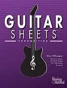 Kartonierter Einband Guitar Sheets Songwriting Journal von Christian J. Triola