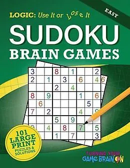 E-Book (epub) Easy Sudoku Brain Games von Chris Saldrick