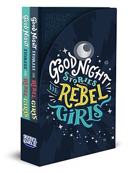 Couverture cartonnée Good Night Stories for Rebel Girls 2-Book Gift Set de Francesca Cavallo, Elena Favilli, Rebel Girls