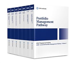 Couverture cartonnée 2025 CFA Program Curriculum Level III Portfolio Management Box Set de CFA Institute