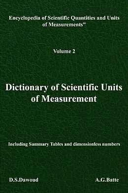 E-Book (epub) Dictionary of Scientific Units of Measurement - Volume II von D. S. Dawoud, A. G. Batte