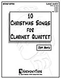 E-Book (epub) 10 Christmas Songs for Clarinet Quartet: Second Edition von Jeff Bratz