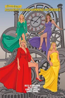 E-Book (pdf) Female Force: Academy Award Actresses: Reese Witherspoon, Margot Robbie, Hallie Berry & Jennifer Lawrence von Michael Frizell