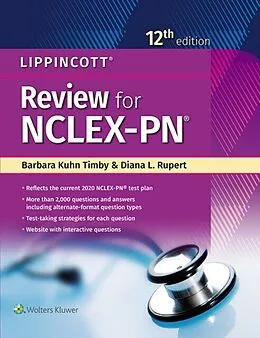 E-Book (epub) Lippincott Review for NCLEX-PN von Barbara K. Timby, Diana Rupert