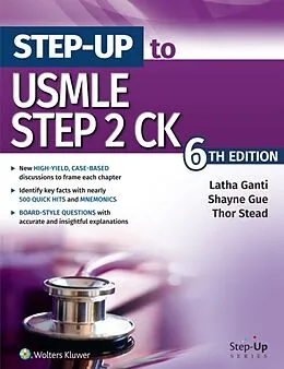 E-Book (epub) Step-Up to USMLE Step 2 CK von Latha Ganti, Shayne Gue, Thor Stead
