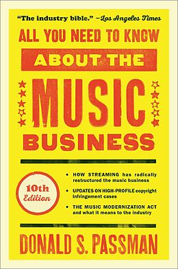E-Book (epub) All You Need to Know About the Music Business von Donald S. Passman