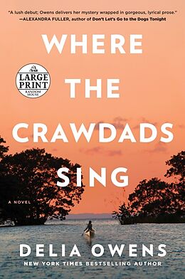 Couverture cartonnée Where the Crawdads Sing de Delia Owens