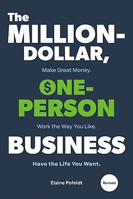 Couverture cartonnée The Million-Dollar, One-Person Business, Revised de Elaine Pofeldt