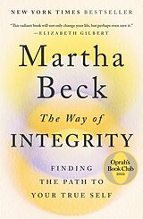 Poche format B The Way of Integrity von Martha Beck