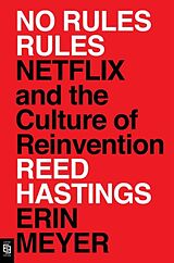 Couverture cartonnée No Rules Rules de Reed Hastings, Erin Meyer