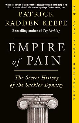 Couverture cartonnée Empire of Pain de Patrick Radden Keefe