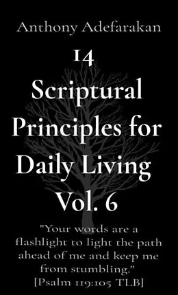 E-Book (epub) 14 Scriptural Principles for Daily Living Vol. 6: "Your words are a flashlight to light the path ahead of me and keep me from stumbling." [Psalm 119 von Anthony Adefarakan