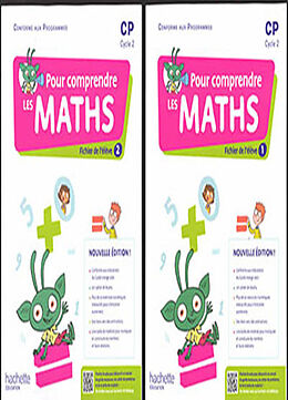 Broché Pour comprendre les maths CP, cycle 2 : fichier de l'élève : conforme aux programmes de 