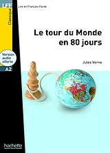 Broschiert Le tour du monde en 80 jours : niveau A2 von Jules Verne