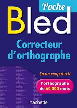 Broché Bled correcteur d'orthographe de 