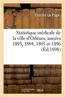 Broché Statistique medicale de la ville de Le page-c